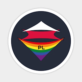Poland pride flag Magnet